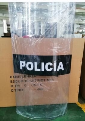 Altura do equipamento 120cm da polícia de motim do protetor do policarbonato anti